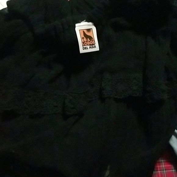 Sheer black strapless top - Picture 5 of 5